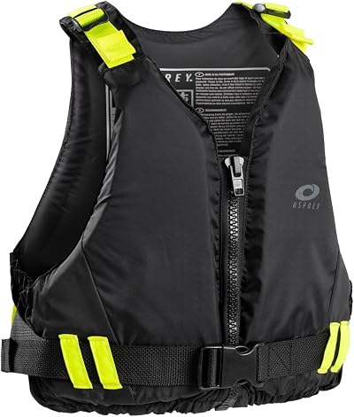Osprey 50N Adult Buoyancy Aid PFD Vest Kayak Paddleboard Black XS