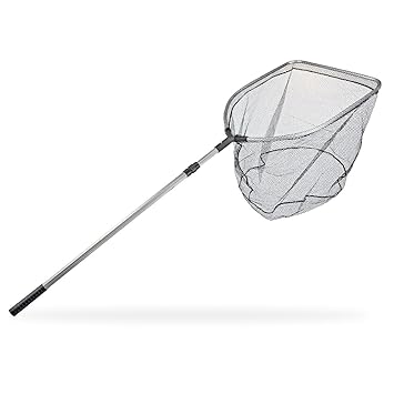 Kescher eckig 60x50cm Teleskop bis 2,15m Teich Angelkescher Angelzubehör
