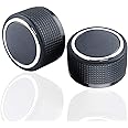 Rear Control Knobs Compatible with 2007-2013 Chevy Tahoe Chev-rolet Silverado GMC Acadia Sierra Escalade Buick Enclave Yukon Cadillac-Audio Volume Control Knob Replacements GM 22912547