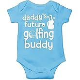 CBTwear Daddy’s Future Golfing Buddy Baby Bodysuit Adorable Boy Romper Clothing Cute Newborn Clothes