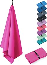 Fit-Flip Swimming Towel Quick Dry Microfiber Beach Towel 80x40cm Deep Pink