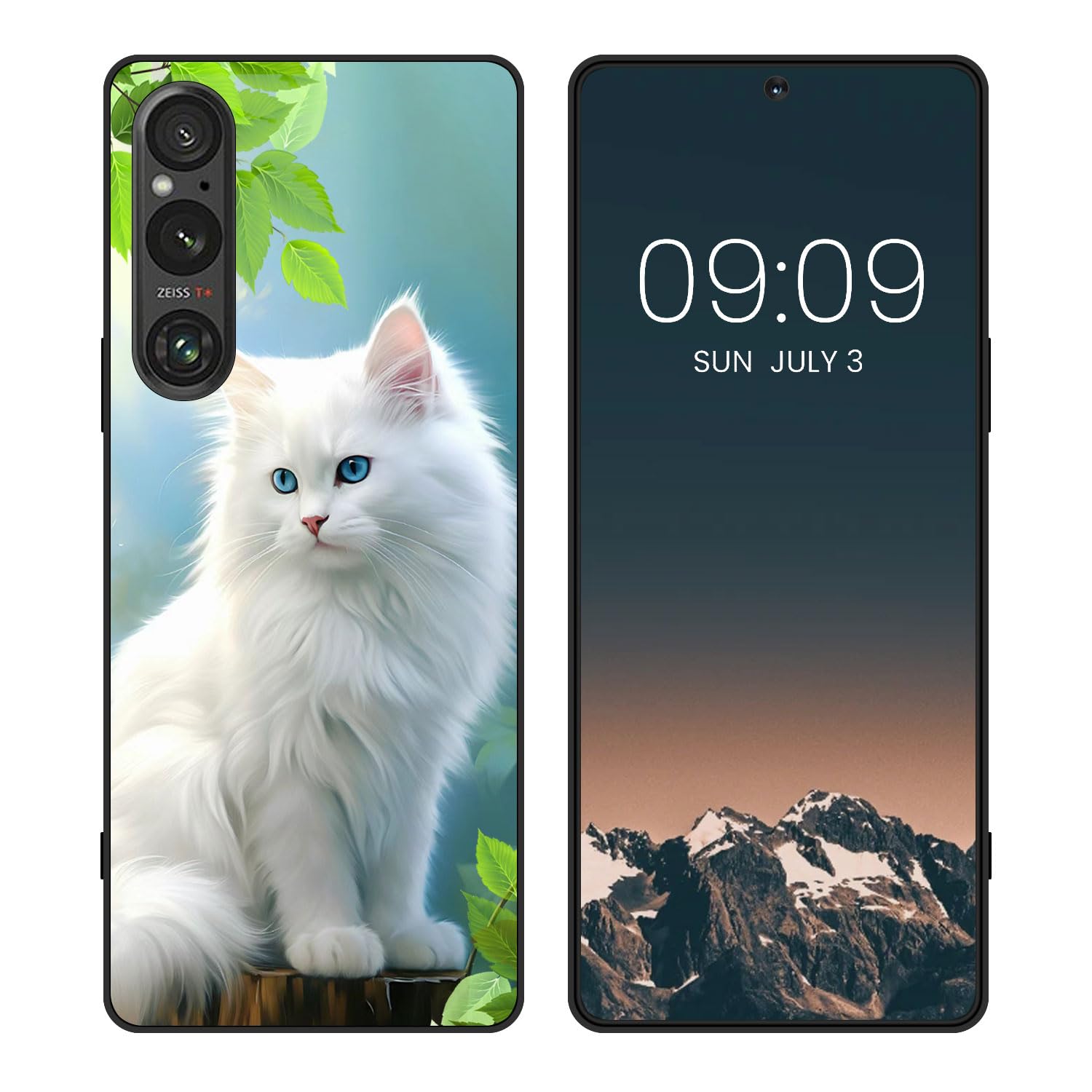 WUACYEAMING for Sony Xperia 1V 2023 Cute Case,Soft
