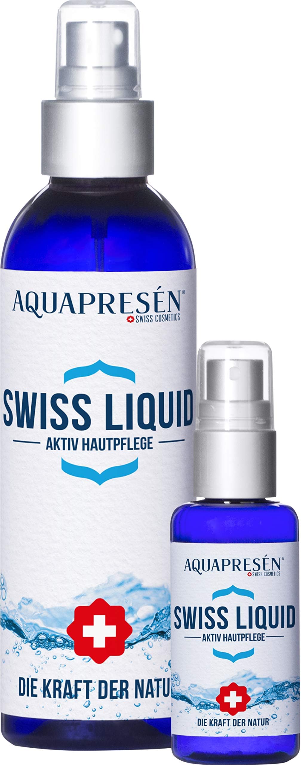 AQUAPRESEN SWISS Liquid Skin Care Set | Helps Various Skin Problems And Foot Odor | With Swiss Activated Water