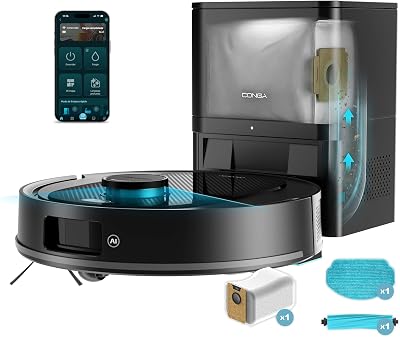 Robot Aspirador y Friegasuelos con IA Conga Y80 X-Treme