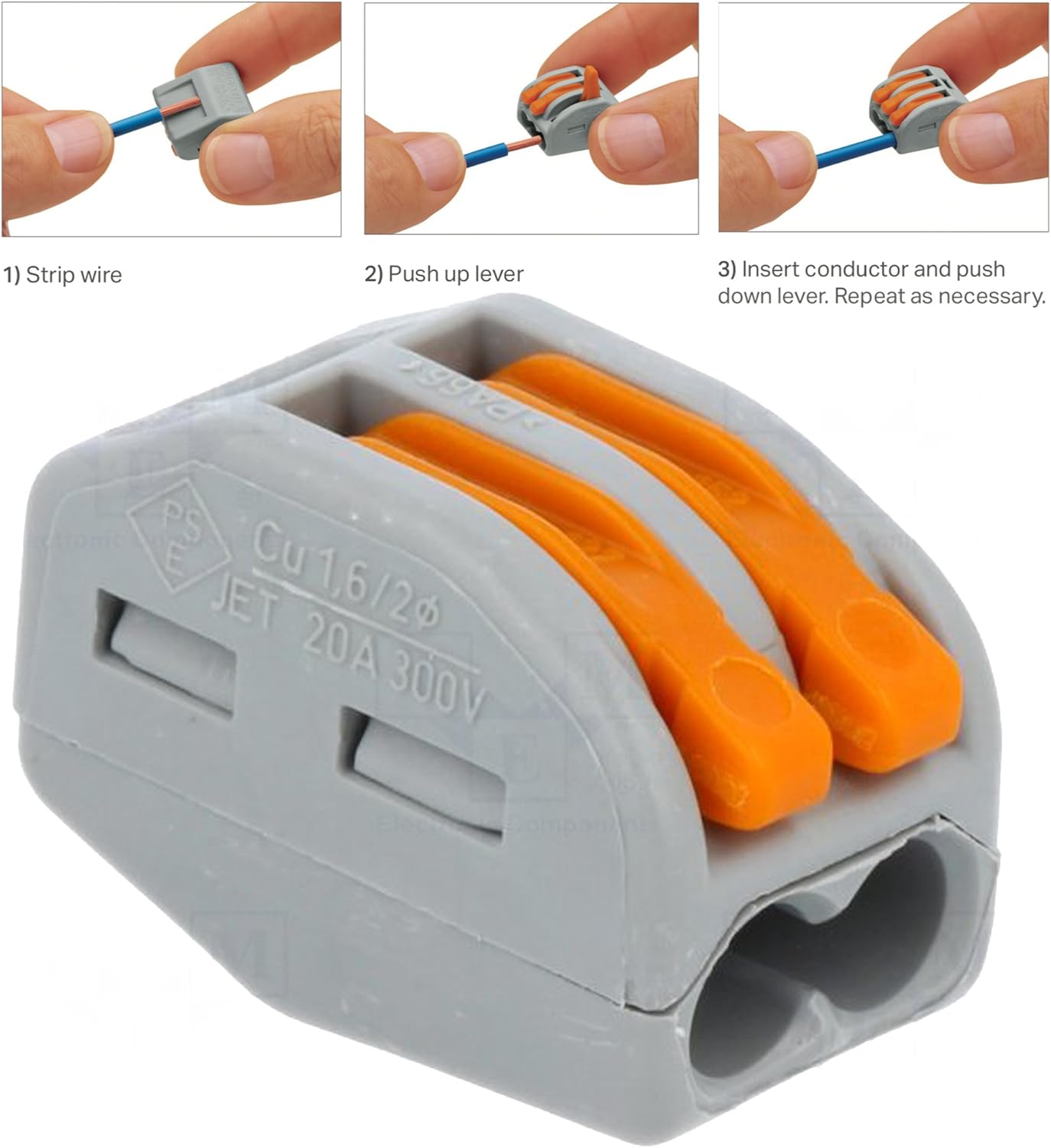 клемма wago 222-412 2х(0,5-4,0). клемма соединительная wago 222 412. соединительная клемма с рычажком wago 222-412. 5мм3 с рычажком. клеммы wago 222-412 (2х2,5мм2 с рычажком).