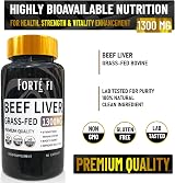 Grass-Fed Beef Liver Supplements Desiccated Freeze-Dried Capsules Vitamin A B12 view 5