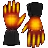 SVPRO Heated Gloves Men Women Touchscreen Cold Weather Gloves Battery Heated Ski Gloves Electric Heated Mitten for Skiing Hunting Hiking Camping Fishing Outdoors