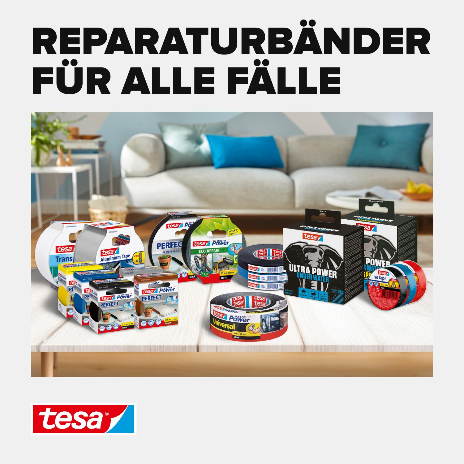tesa extra Power Extreme Repair Reparaturband - Selbstverschweißendes Reparaturband aus Silikon zum Isolieren und Abdichten - 2,5 m - Transparent 7