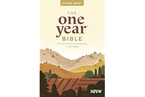 The One Year Bible NIV, Large Print Thinline Edition (Softcover)
