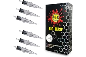BIGWASP 4th Generation Premium Tattoo Needle Cartridges #10 Bugpin 3 Round Liner (3RL) 20Pcs