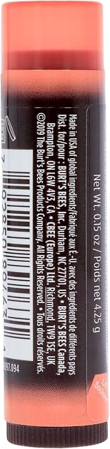 Burt's Bees 100% Natural Moisturising Tinted Lip Balm Zinnia 4.25g Pack of 2 view 2
