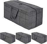 VenO 4 Pack Heavy-Duty Moving Bags Extra Large with Backpack Straps