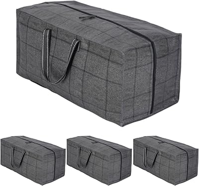 VenO 4 Pack Heavy-Duty Moving Bags Extra Large with Backpack Straps