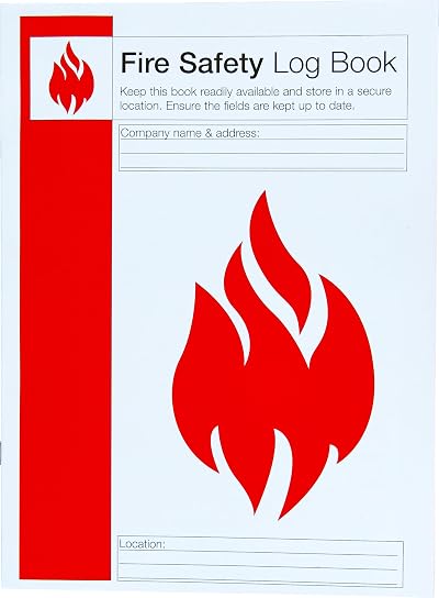 Safety First Aid Group Fire Safety Log Book A4 – 64 Fire Drill Records