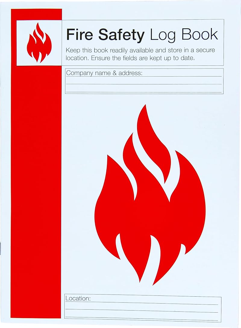 Safety First Aid Group Fire Safety Log Book A4 – 64 Fire Drill Records