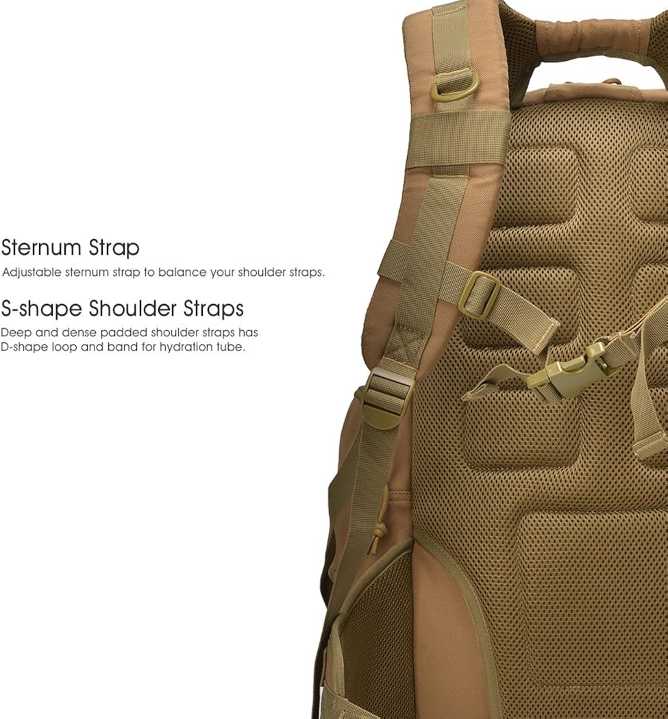 Mardingtop Hiking Backpack 40 Litre Multifunctional 3 Ways Travel