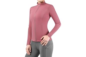 Harrison Howard Women’s Equestrian Riding Jacket,Thermal 4-Way Stretch Full-Zip Top with Hidden Pockets for Horse Riding