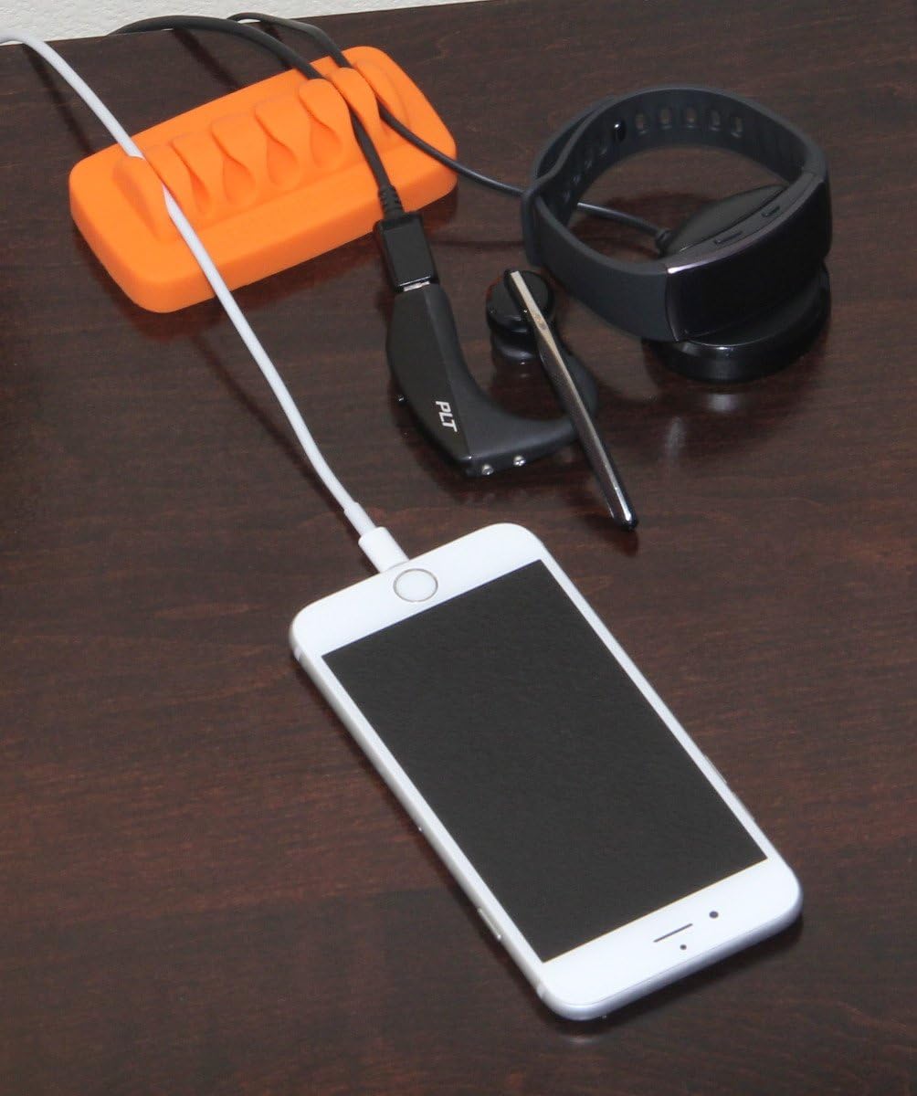 Heaviest Cable Organiser on the Market! Compact and Weighted Desktop Cord Holder and Cable Organiser, Eco-Friendly Silicone - Image 5
