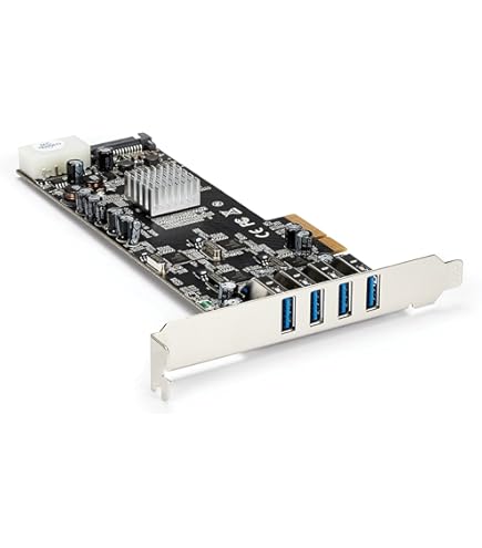 Amazon.com: StarTech.com 4-Port USB PCIe Card, USB 10Gbps, PCI