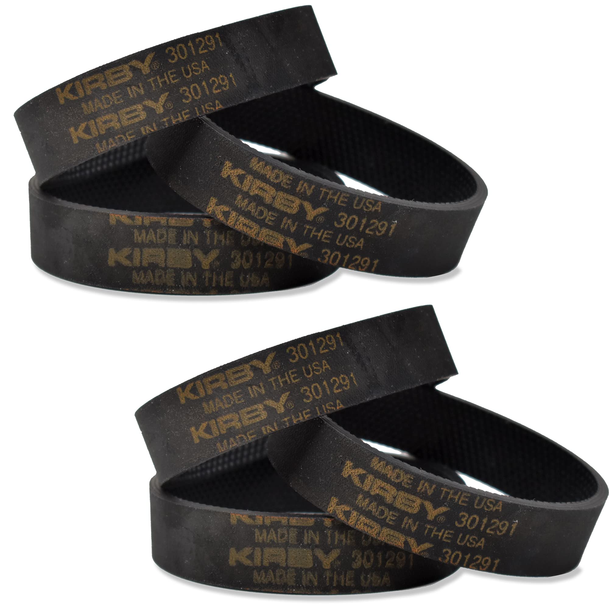 Kirby Vacuum Belt 6-Pack | Genuine OEM Replacement Part #301291G | Compatible with All Kirby Upright Vacuum Models
