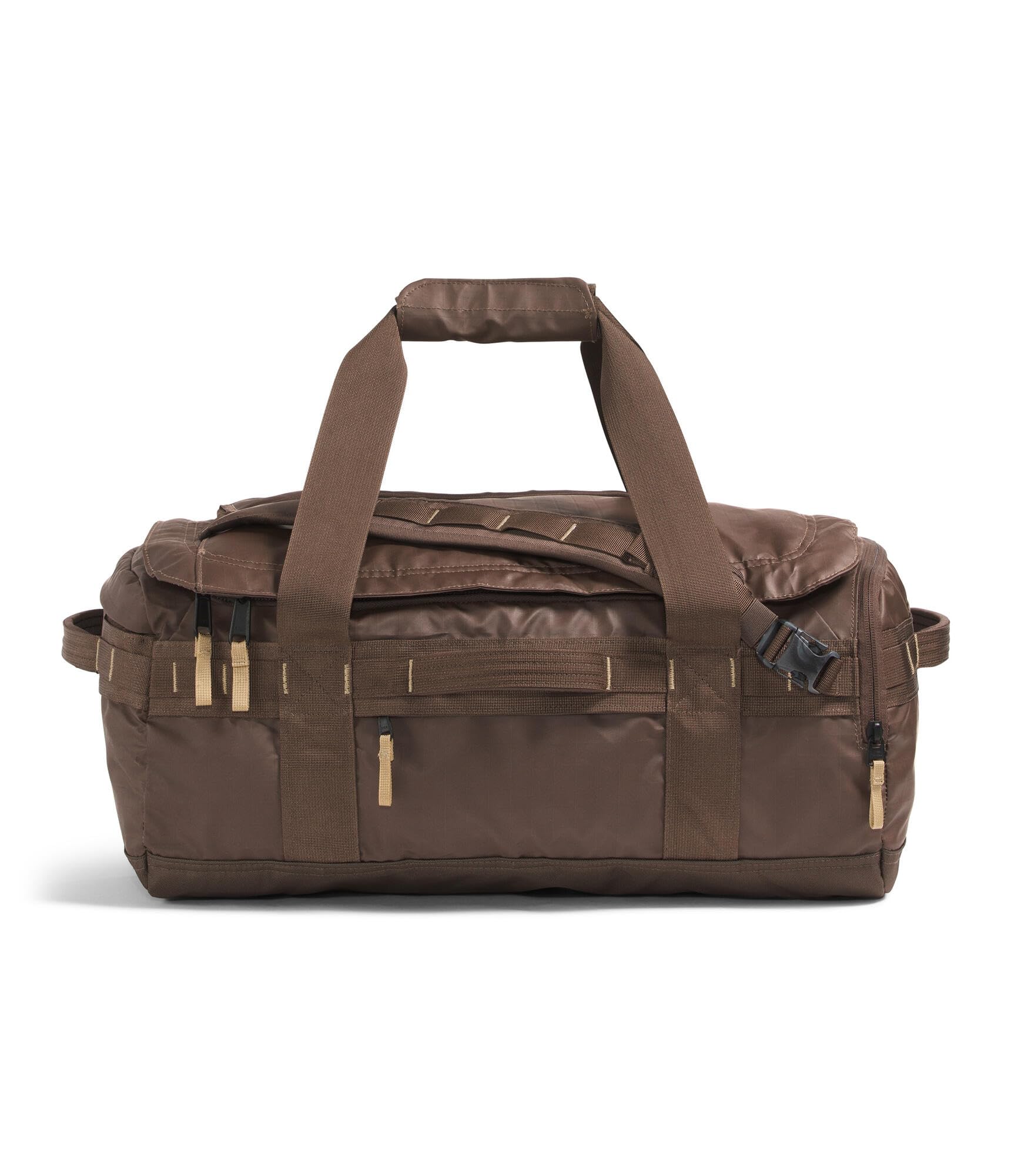 THE NORTH FACE Base Camp Voyager Duffel—42L - PFAS Free, Smokey Brown/Khaki Stone, One Size