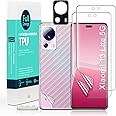 Ibywind Screen Protector for Xiaomi 13 Lite 5G(6.55") 2 Pack+1 Pack Camera Len Protector+1 Back Film,Flexible TPU Film,HD Clear,Case Friendly,Bubble Free,Easy Install,Fingerprint Compatible