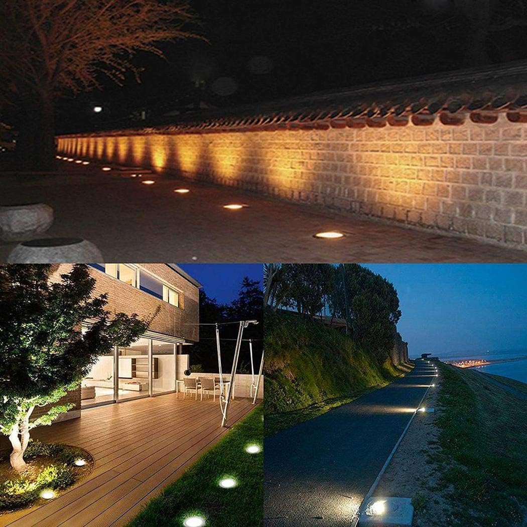 liwei18 8LED Waterproof Solar Buried Lamp Home Outdoor Decor