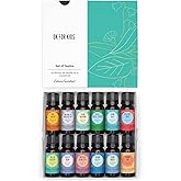 Edens Garden OK for Kids Essential Oils 12 Set – 100% Pure Therapeutic Grade, Natural Aromatherapy Scents for DIY Slime, Diffusers & Home – No Fragrance Oil Scents, Undiluted & Gentle, 10 ml/ 12 Pack