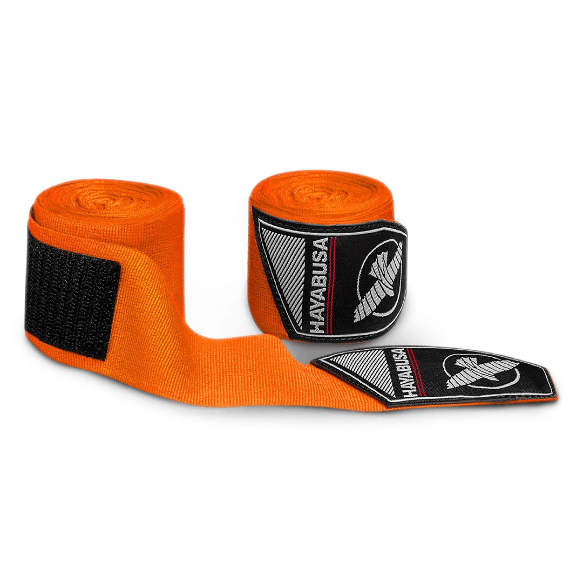 Hayabusa Boxing Bandages with Thumb Loop Mexican Style 4m for Boxing, MMA, Kickboxing, Muay Thai and Martial Arts (Orange)