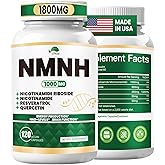 NMNH(Dihydronicotinamide Mononucleotide),NMNH Supplement 1000mg Pure Nicotinamide Mononucleotide,NAD High Purity Supplement Alternative,for Energy,Focus,Non-GMO, Gluten Free,120 Capsules