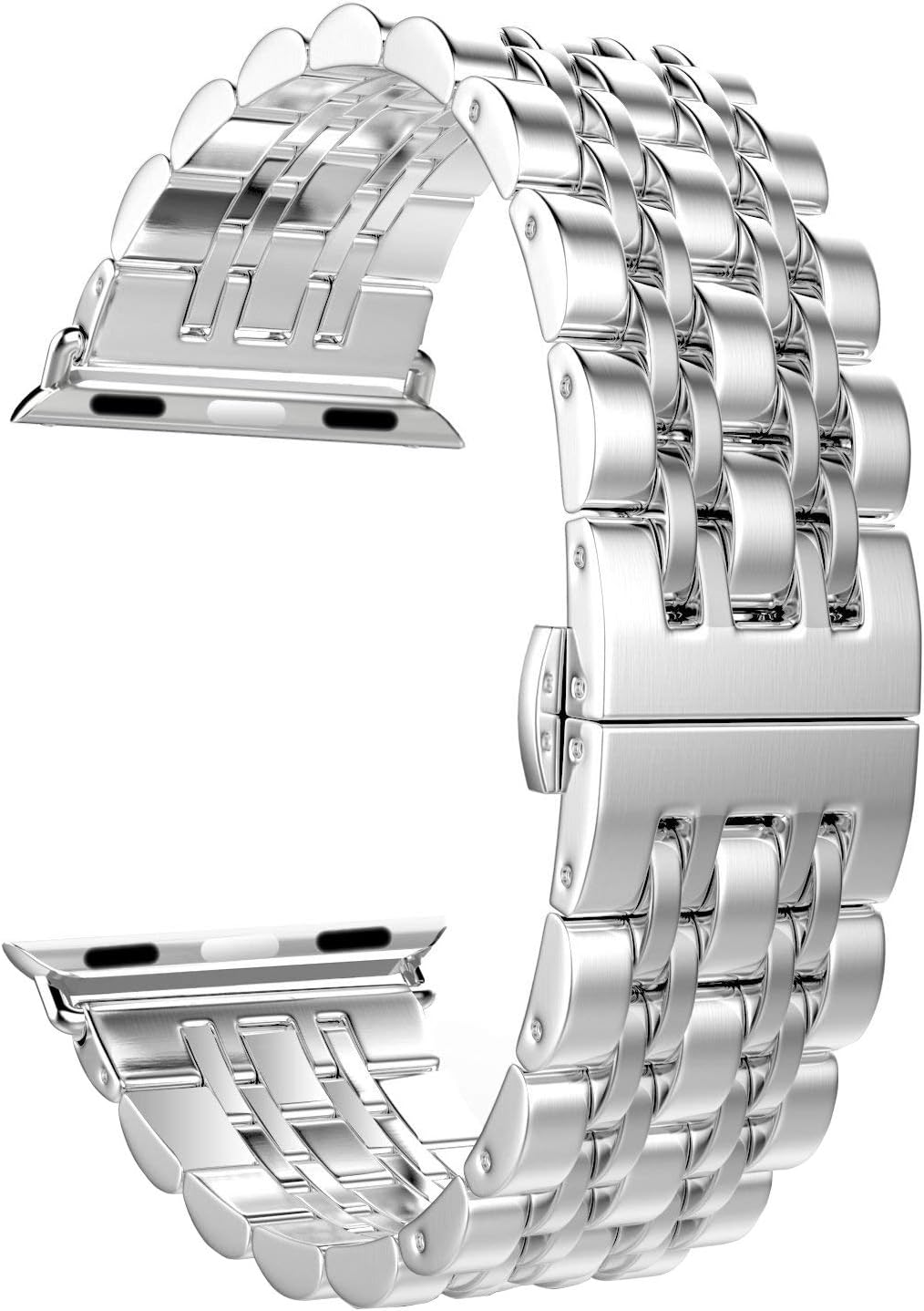 NO1seller Top Band Compatible for Apple Watch 38mm 40mm 42mm 44mm Series 5 4 3 2 1,Bling Ball Metal Wristband Replacement Accessories iWatch Sport Strap