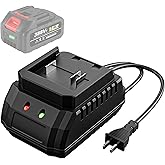 21V Battery Rapid Charger Base, Single Port Fast Charger Compatible 21V Lithium-Ion Battery, Charger Only Battery Not Included