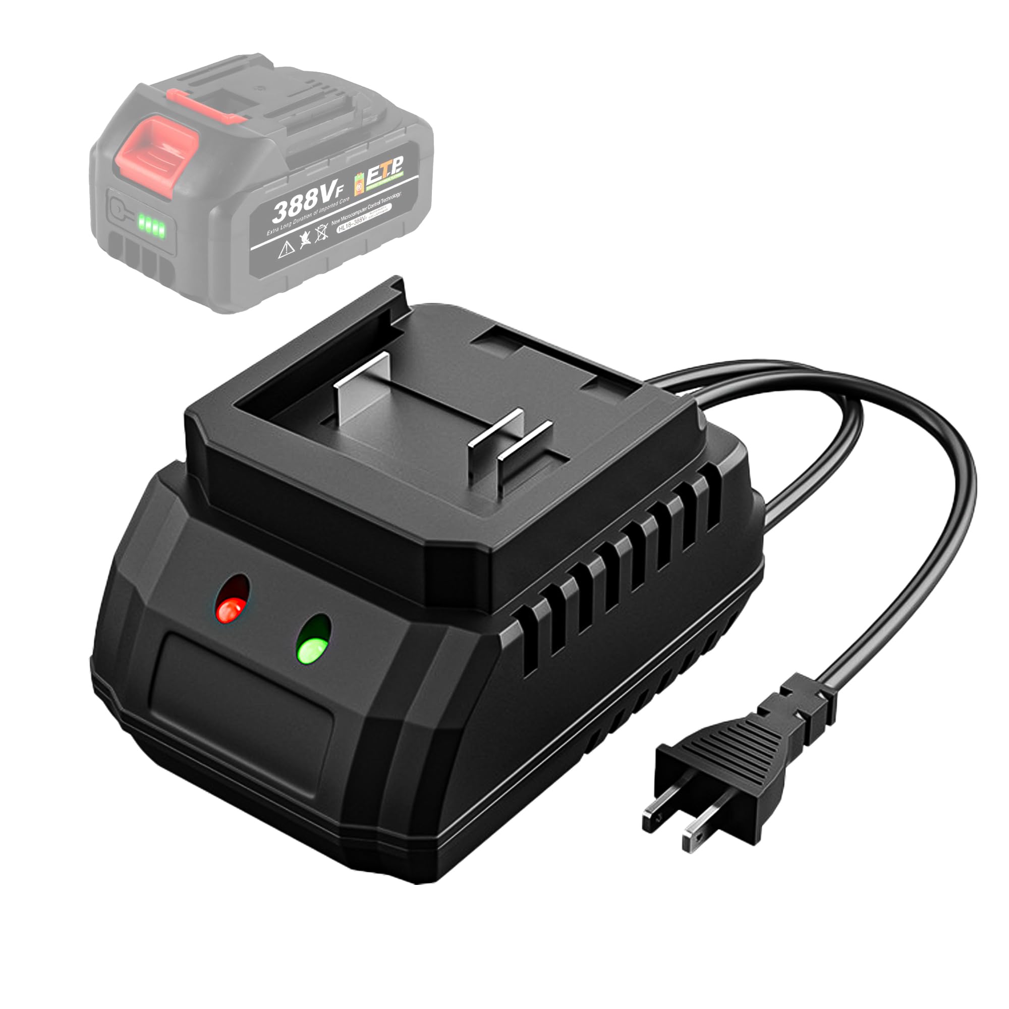 Photo 1 of 21V Battery Rapid Charger Base, Single Port Fast Charger Compatible 21V Lithium-Ion Battery, Charger Only Battery Not Included