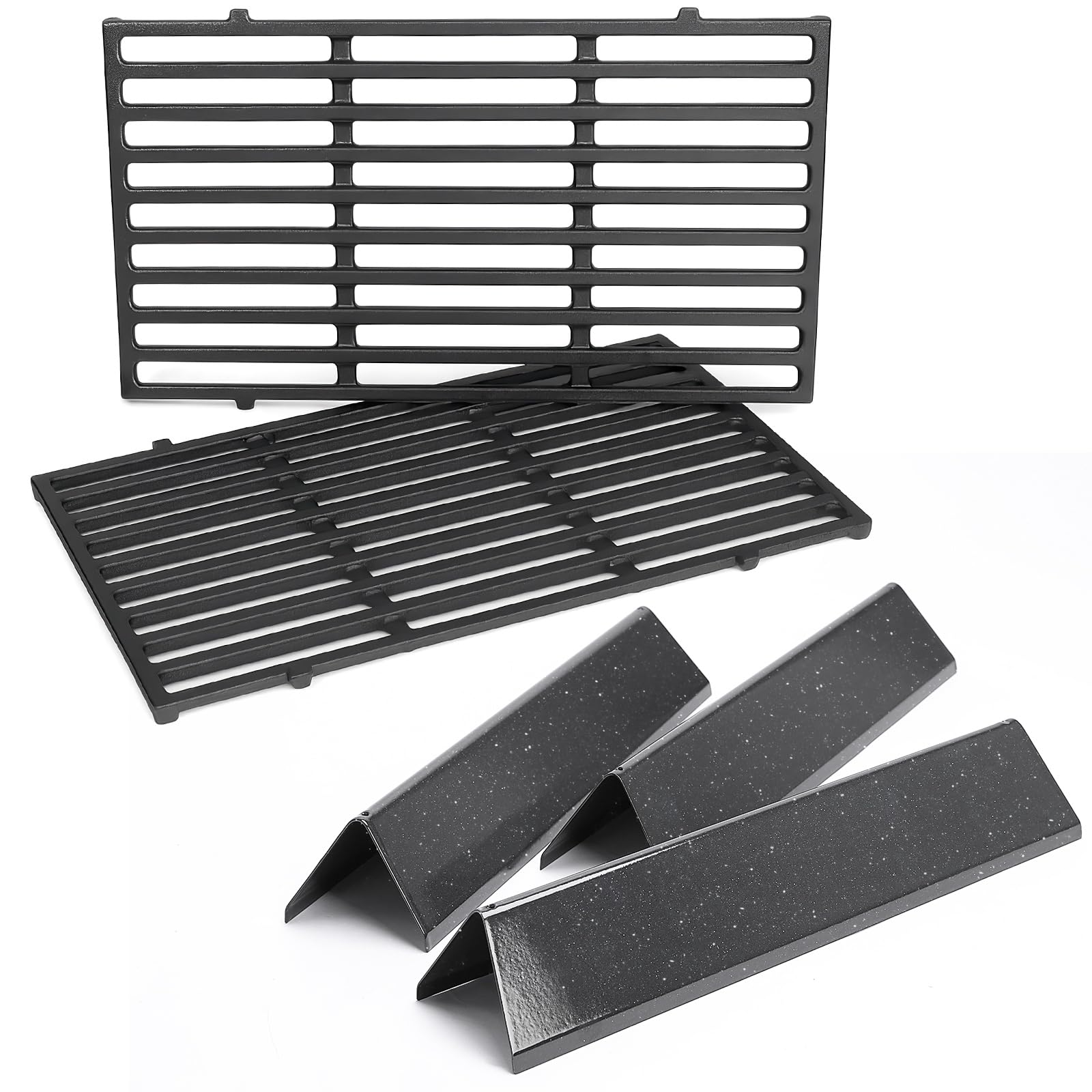 7637 7635 Grill Parts for Weber Spirit E210, E220, S210, S215, Spirit 200 & GS4 Spirit II E210 for Weber Spirit II E220 Series with Front-Mounted Control, 15.3" Flavorizer Bars & 17.5" Grates Image
