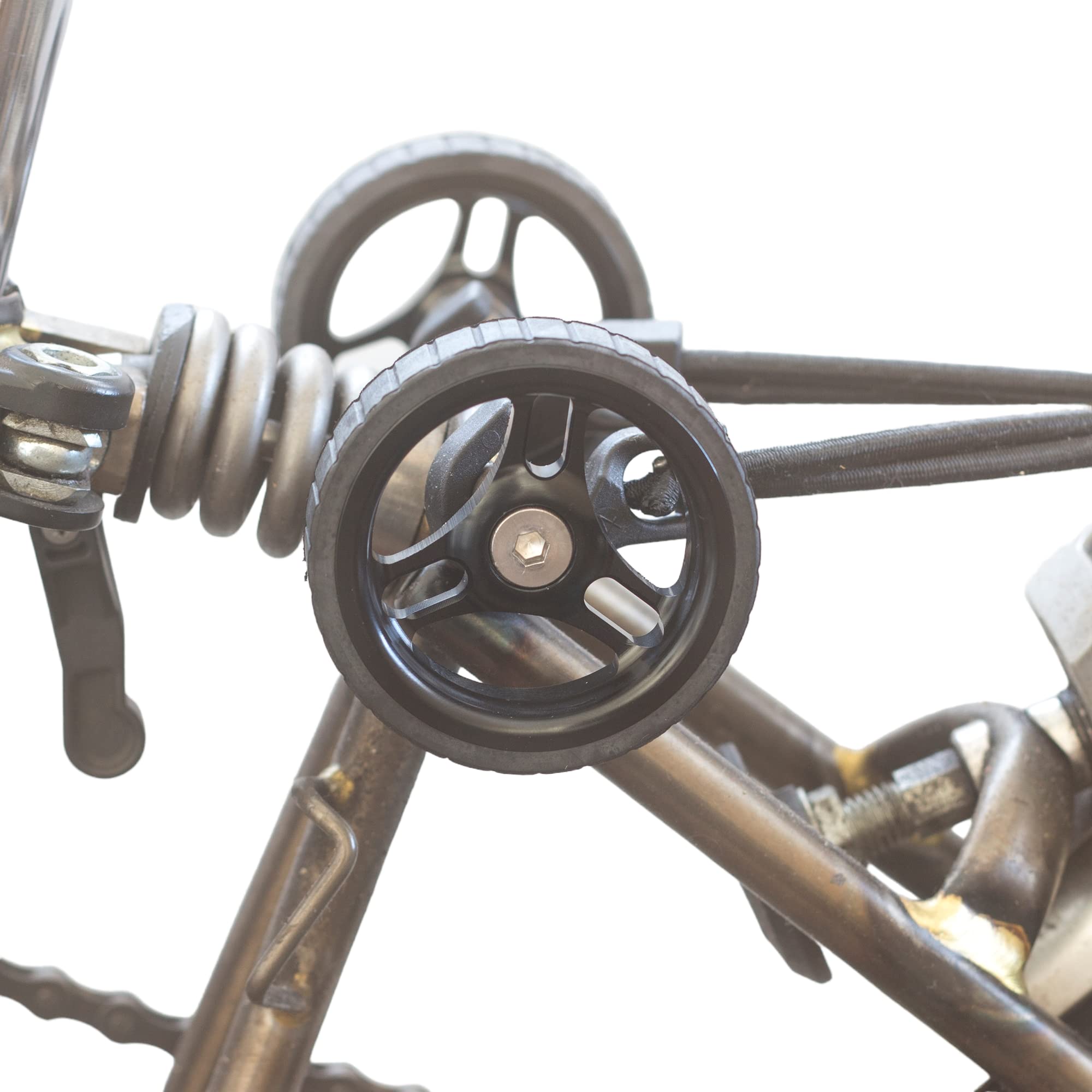 New Wide Easy Wheels For BROMPTON ver 2.0 in BLACK EZ-3