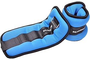 Fitvids Fully Adjustable Ankle Wrist Arm Leg Weights, 1-20LBS, Multiple Options