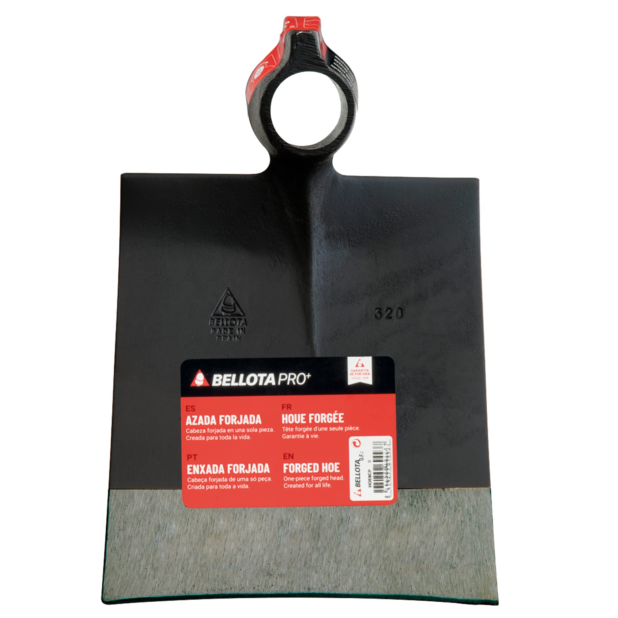 Bellota HOE320P - Special forged stud hoe, with anti-twist system.