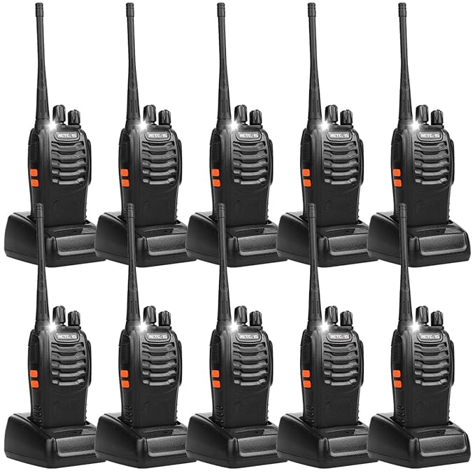 Retevis H777 Walkie Talkies UHF Long Range Rechargeable 2 Way Radio