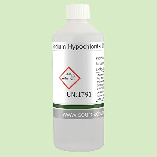 Sodium Hypochlorite 14% 500ml Inc Courier Delivery