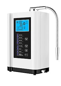 AlkaDrops Water Ionizer, Water Purifier Machine PH 3.5-10.5 Alkaline Acid Water Machine,Up to -500mV ORP, 6000 Liters Per Filter,7 Water Settings,Auto-Cleaning,Intelligent Voice