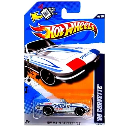 hot wheels 65 corvette 1999