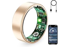 VAMOTRA Smart Ring for Women &amp; Men, Fitness Tracker Ring with Heart Rate Monitor, HRV, Sleep Tracking, No Subscription Fee, 10ATM Waterproof Activity Ring for iPhone &amp; Android (Rose Gold, 10#)4.4 out of 5 stars 521 offer from $39.99