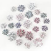 Rainbow Gift Bow Assortment (25Pcs Multicolour) Colorful Wrap Bows for Gift Wrapping,Multicolor Present Bows for Christmas, Birthday, Weddings, Baby Showers,Party