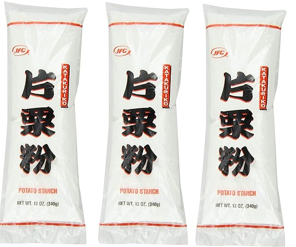 JFC POTATO STARCH (KATAKURIKO) 12-OUNCE – PACK OF (3)