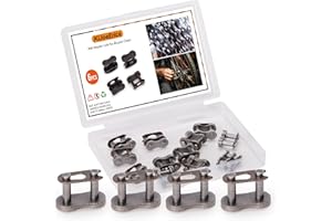 KIJOEERICA #40 Bike Chain Link Connector, 6pcs Chain Master Link Roller, Master Link for Bike Bicycle Mini Karting Pit Scooter