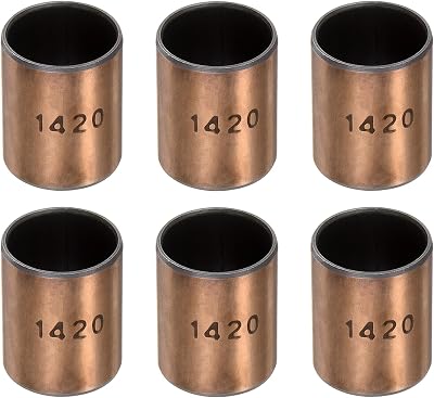 sourcing map 14mm Bore 16mm OD 20mm Length Sleeve Bearings Plain Bushings
