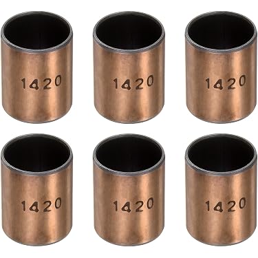 5 Douilles Auto-lubrifiées En Laiton - Dimensions 12x18x10 Mm - Marque Uxcell - Neuf