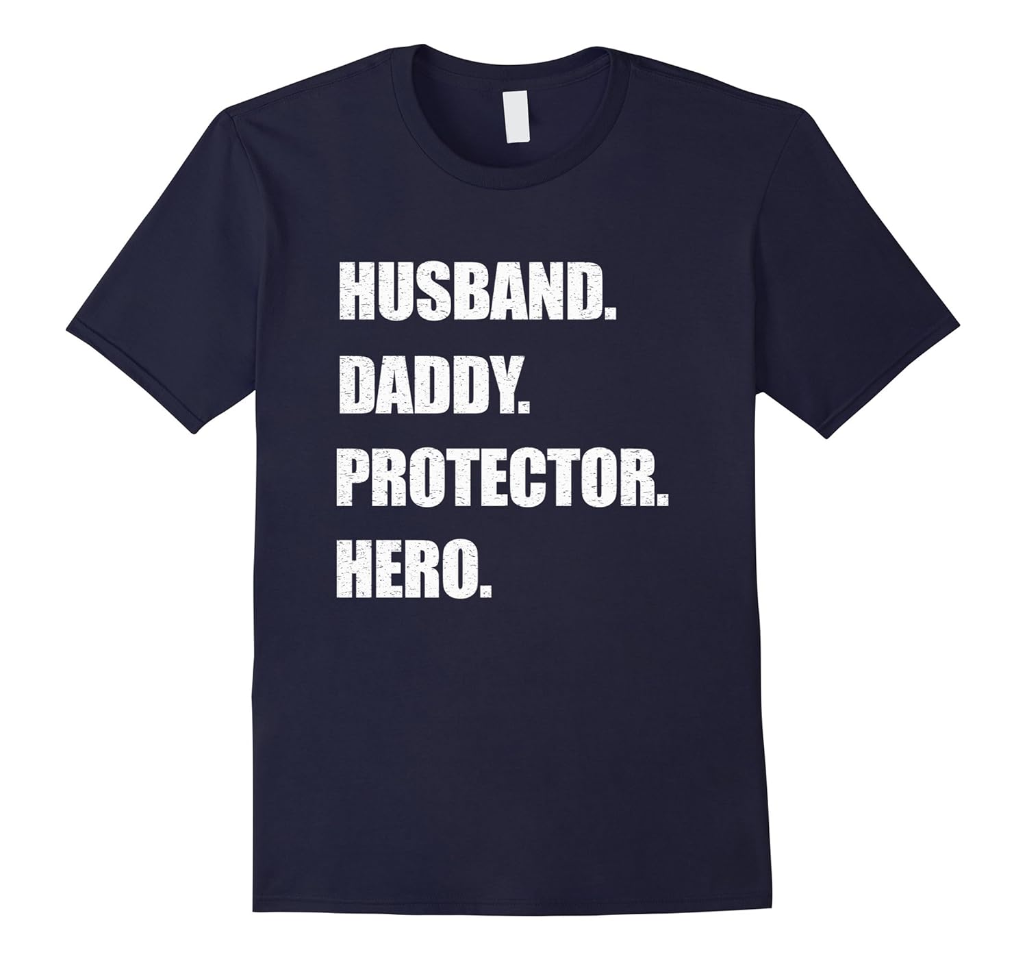 Mens Husband Daddy Protector Hero T-Shirt Gift From Wife Children-ANZ