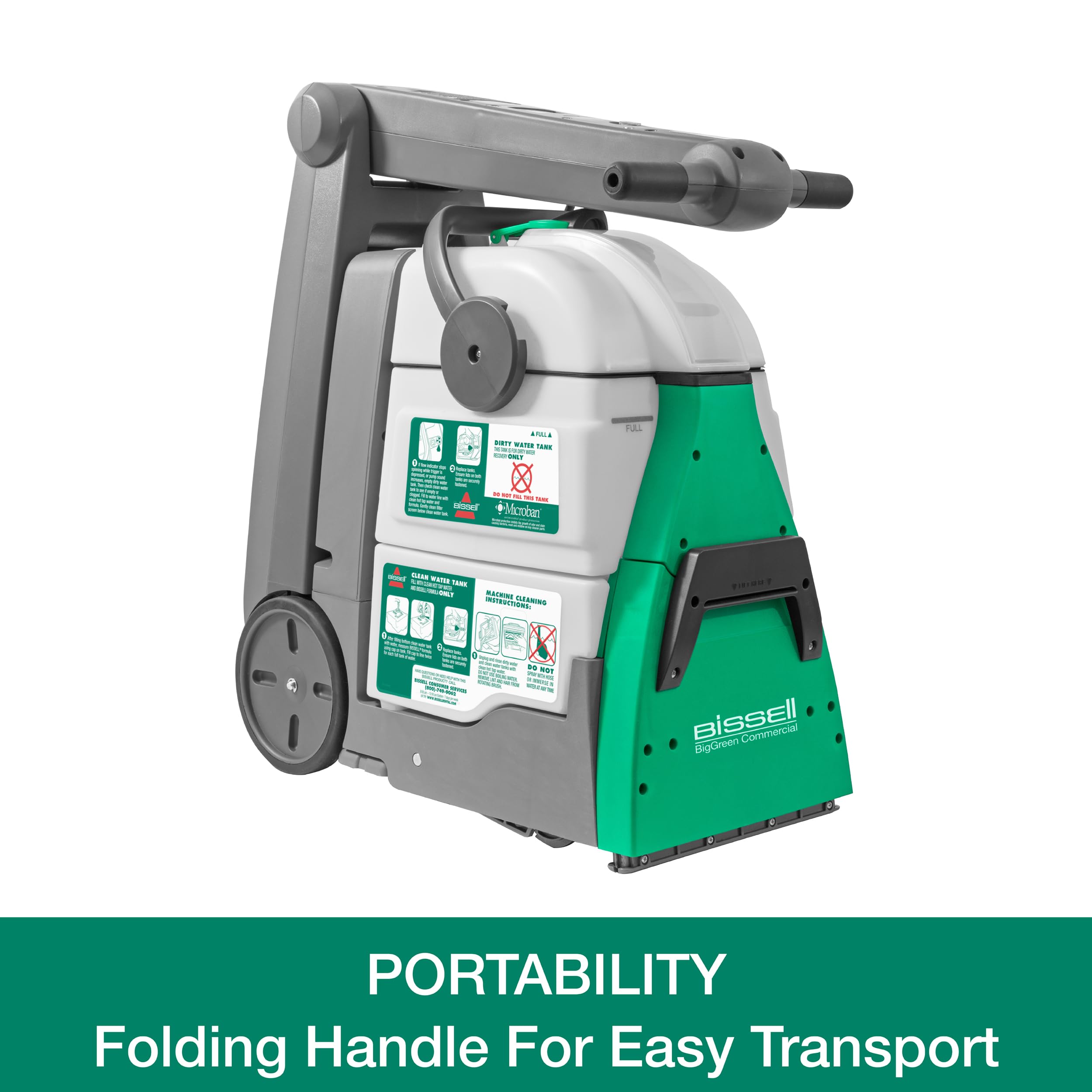 Bissell Commercial Bissell BigGreen Commercial BG10 Deep Cleaning 2 Motor Extractor Machine