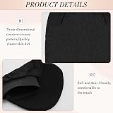 kuou 4 Pcs Exfoliating Gloves Body Scrub Glove Set Black Pink White Purple view 3